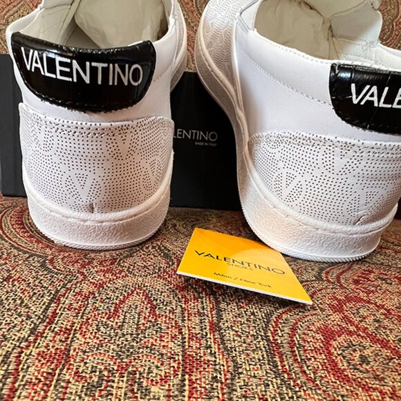 Valentino Adriel Monogram Leather Slip on Sneakers - Picture 6 of 9